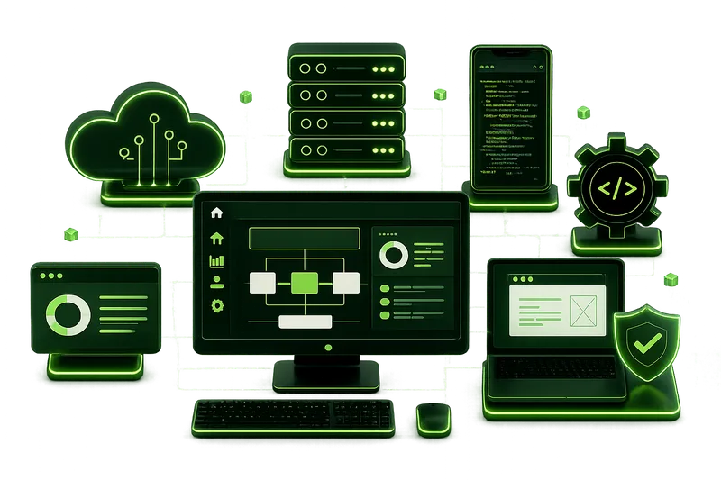Custom SaaS Development illustration